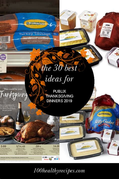 The 30 Best Ideas for Publix Thanksgiving Dinners 2019 – Best Diet and ...