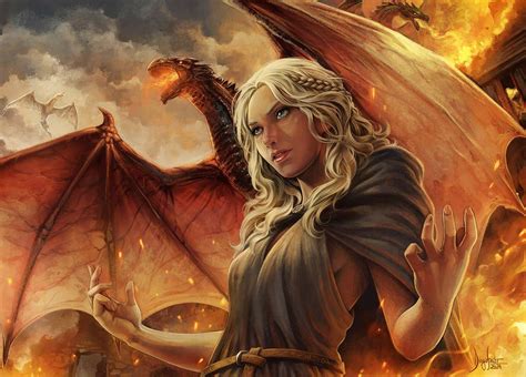 "Dracarys" by diogosaito Daenerys Targaryen Art, Game Of Throne ...