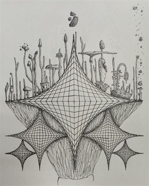 A drawing I made with some geometric shapes : r/GeometryIsNeat