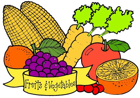 Free Fruit And Vegetables Clipart - ClipArt Best