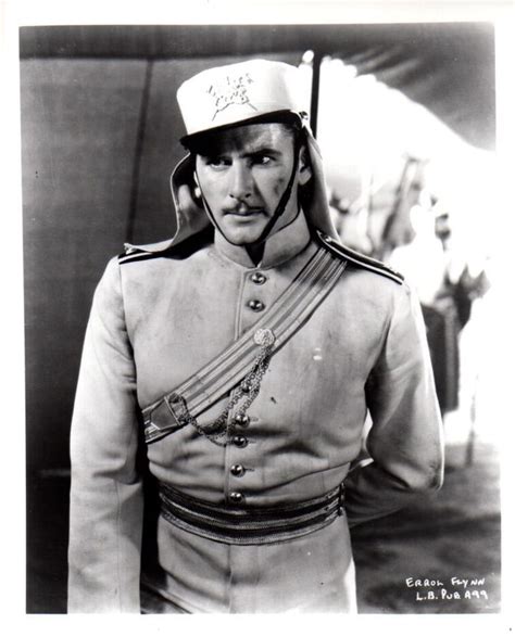 Errol Flynn 8x10 photo Q1627 in 2020 | Men in uniform, Classic movie ...