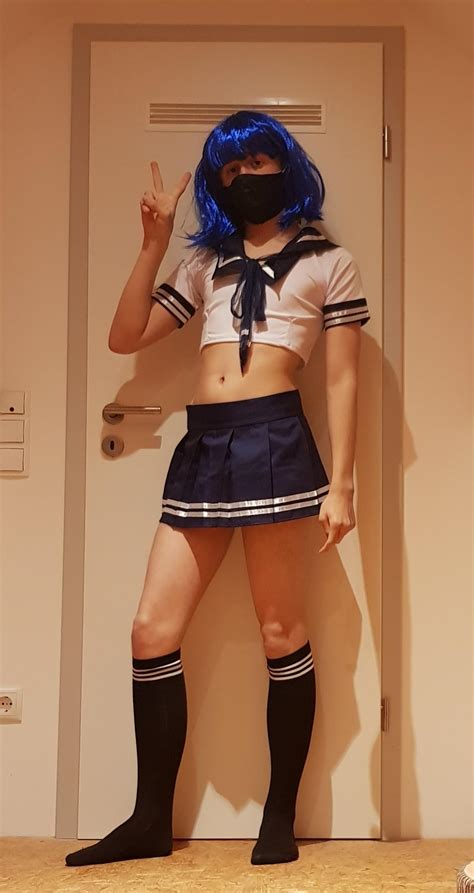 First cosplay as cute anime school girl : r/crossdressing