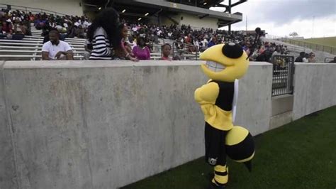 Have you seen the new Alabama State University Hornet mascot?