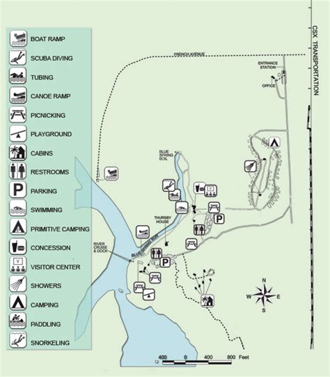 Rainbow Springs State Park Campground Map - Printable Map