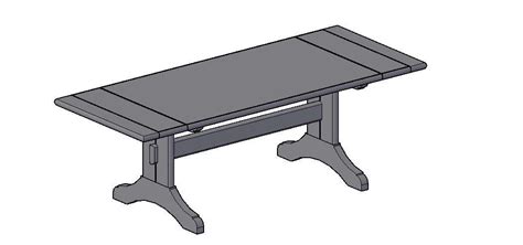 Center Table 3D Model Free Download - Cadbull