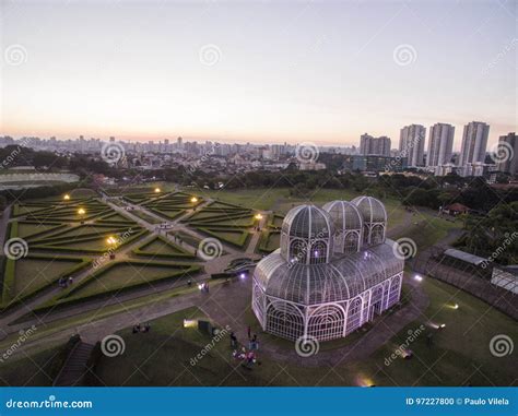 Aerial View Botanical Garden, Curitiba, Brazil. July 2017 Editorial ...