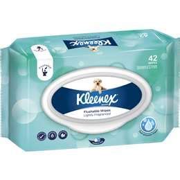 Kleenex Flushable Wipes Scented 42 Pack | Flushable wipes, Wipes, Kleenex