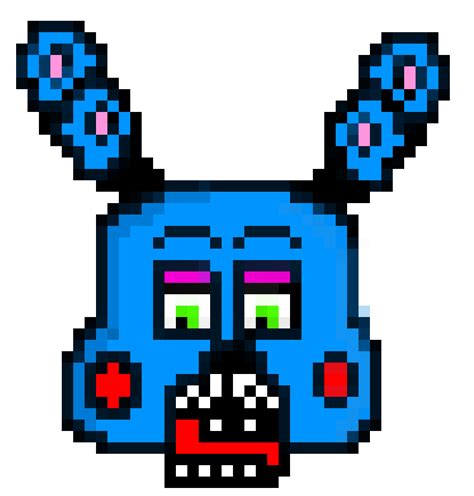 Toy Bonnie Pixel Art (that i made to commemorate my cake day) : r ...