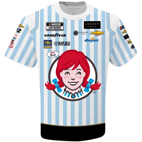 Noah Gragson #42 Wendy's Uniform T-shirt | Shop the Legacy Motor Club ...