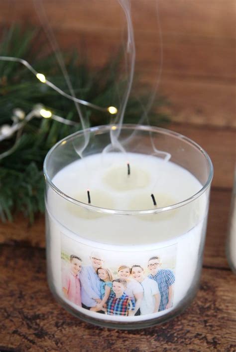 How to Make Personalized Photo Candles | Personalized candles, Photo ...