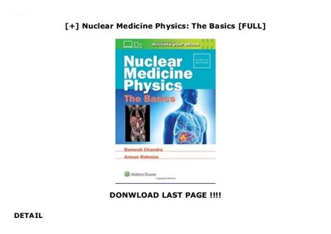 Nuclear Medicine Physics: The Basics [FULL]