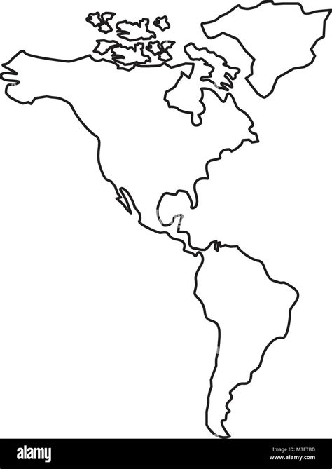 gradualmente Mata Cuota de admisión mapa del continente americano en ...