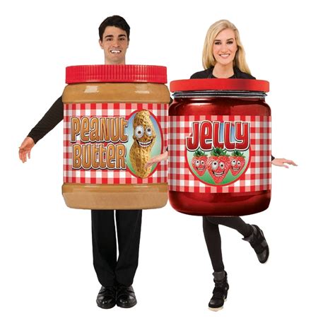 Adult Peanut Butter and Jelly Costume Set - Walmart.com - Walmart.com