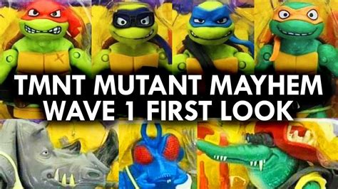 First Look TMNT Mutant Mayhem Figures Bebop, Rocksteady, Leatherhead ...