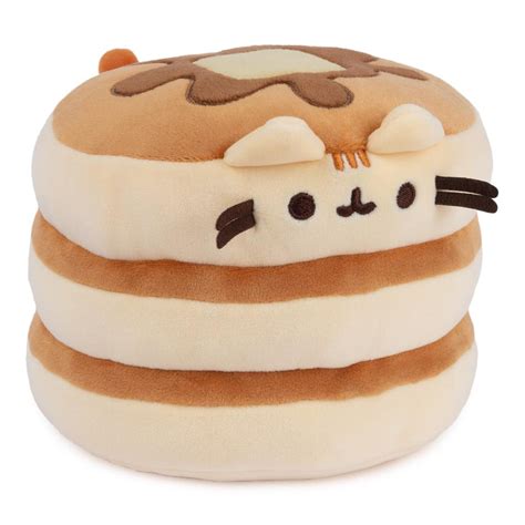 GUND Pusheen Pancake Squisheen 6-Inch Plush | The Grey Woods Cat