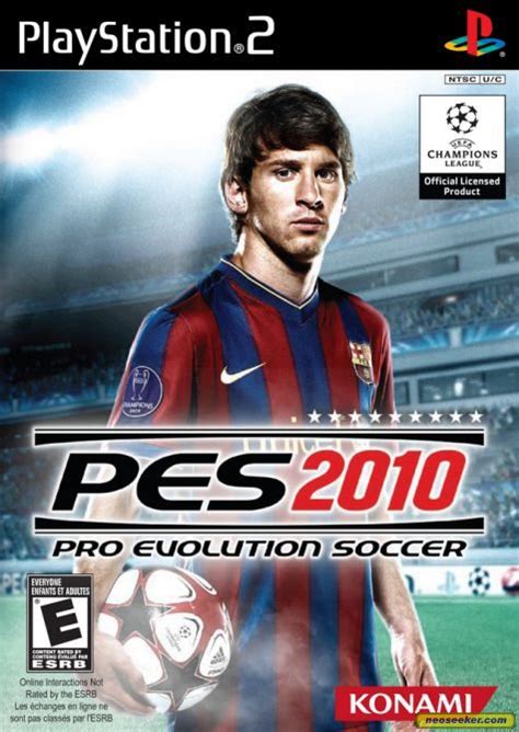 Pro Evolution Soccer 2010 PS2 Front cover