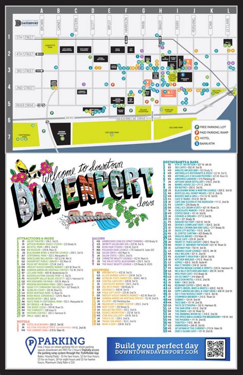 Map of Downtown Davenport – 2024 CornCon Cybersecurity Conference