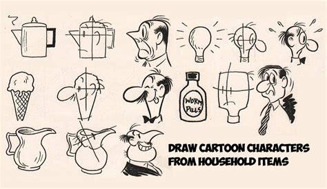 Cartoon Characters Drawing Step By Step : Easy Cartoon Characters ...