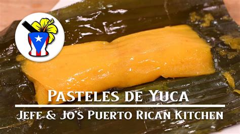 Pasteles Puertorriquenos De Yuca