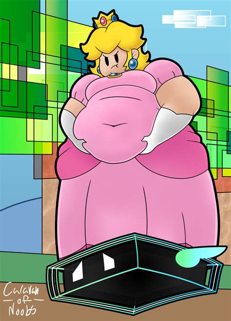 Super Fat Paper Peach by Caravan-of-Noobs on DeviantArt