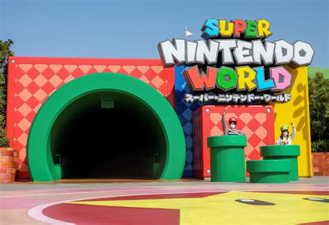 Super Nintendo World at the Universal Studios Japan theme park in Osaka ...