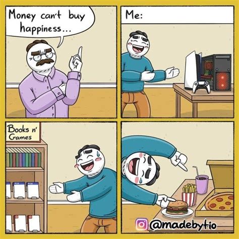 Money Can't Buy Happiness [Comic] | Told you so, Money cant buy ...