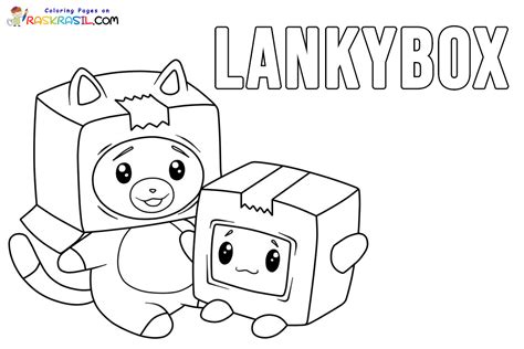 26+ Foxy Lankybox Coloring Pages - ShireeGlenn