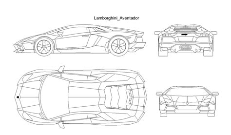 Lamborghini Aventador Template