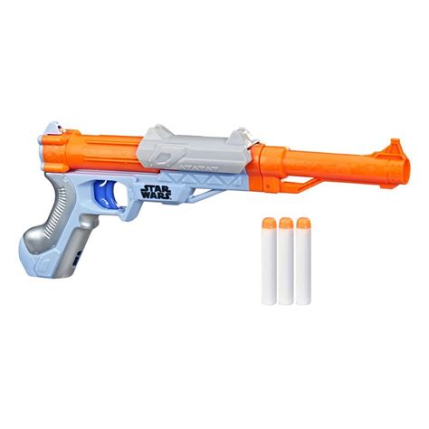 Nerf Star Wars Blaster -- The Mandalorian -- Fires Darts, Breech Load ...