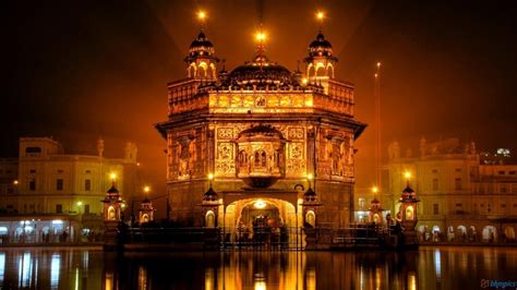 Amritsar Golden Temple in Night widescreen wallpaper (1600 x 900 ) - HD ...