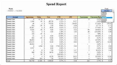 6 T Accounts Template Excel - Excel Templates