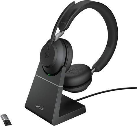 Jabra Evolve2 65 Wireless PC Headset with Charging Stand – Noise ...