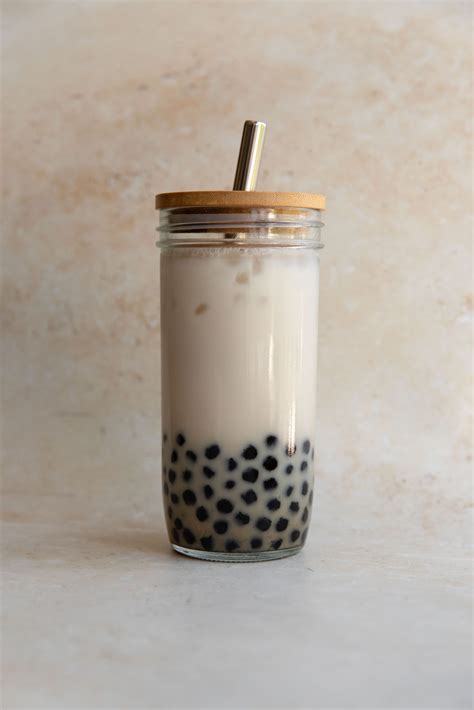 brown sugar milk boba - the palatable life