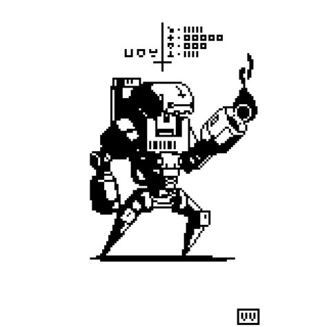 visionvortex - portfolio - Experimenting with 1Bit Pixelart | Pixel art ...