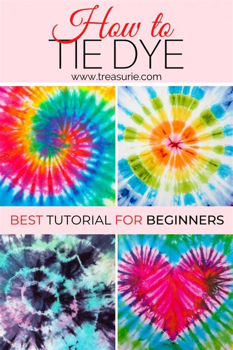 How to Tie Dye Step by Step - Easy Tie Dying for Beginners | Treasurie