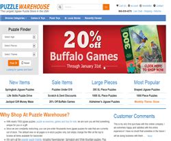 20% Off Puzzle Warehouse Coupon - December 2024