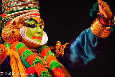 Kathakali performance - Interlude Journey