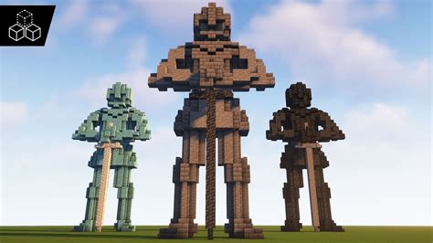 How to Build a Knight Statue | Minecraft Tutorial - YouTube