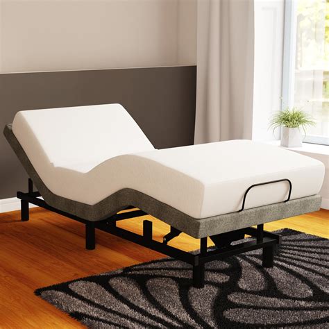 Signature Sleep Power Adjustable Upholstered Bed Base/Foundation with ...