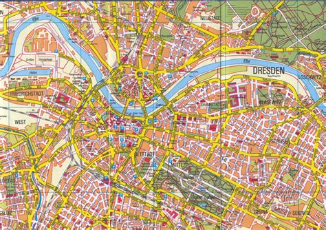 Dresden Map - Germany