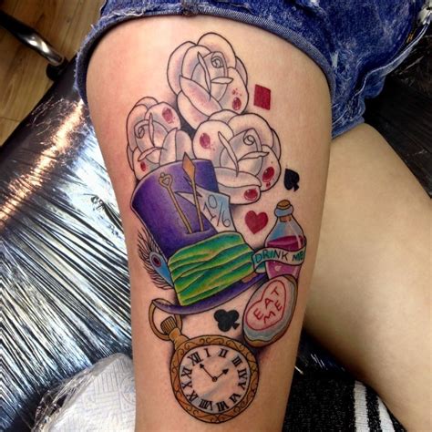 10 Trendy Alice In Wonderland Tattoo Ideas 2024