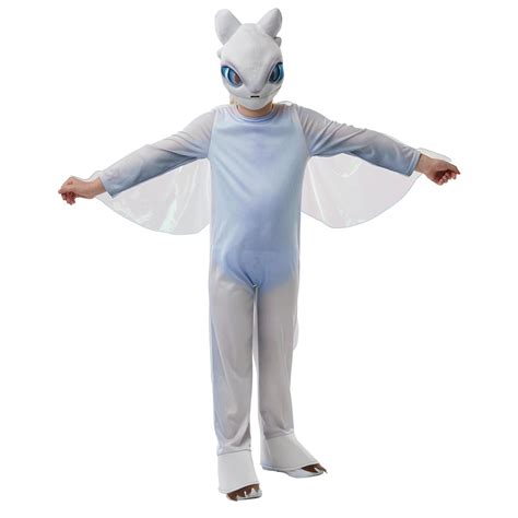 How to Train Your Dragon 3 Light Fury Costume LIGHTFURY Child Kids Book ...