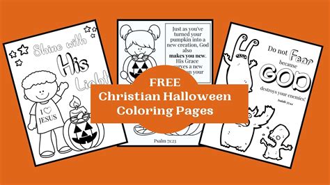 The Best Christian Halloween Coloring Pages