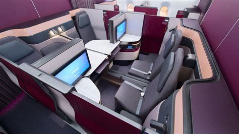 World's best Business Class: Qatar Airways Qsuite A350 from Frankfurt ...