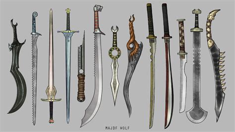 Weapons Swords Concept