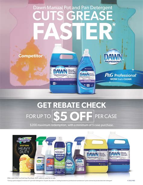 Offers and Rebates on P&G Professional Brands