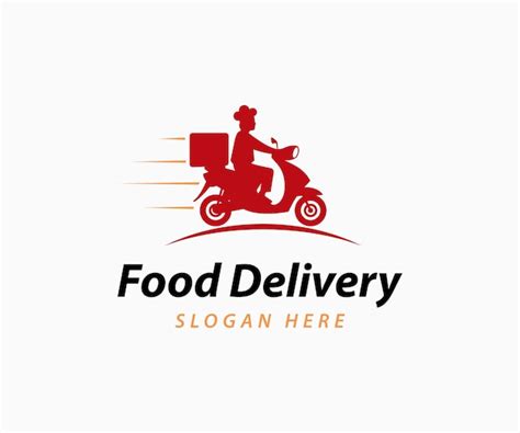 Premium Vector | Fast food delivery logo, food delivery logo design ...