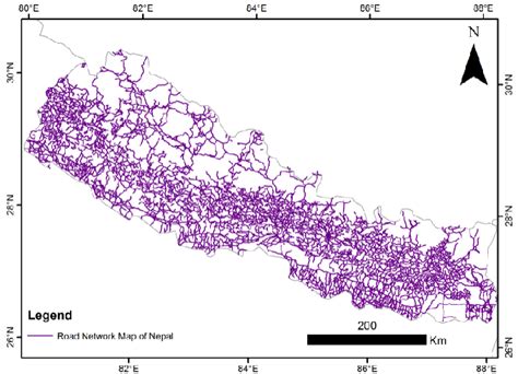 Road Network Map of Nepal (Source: ICIMOD). | Download Scientific Diagram