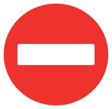 Prohibition traffic sign vector design 11865138 Vector Art at Vecteezy