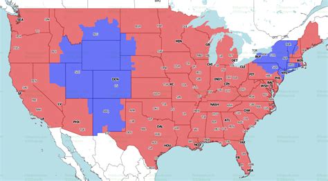 NFL Week 1 coverage map: TV schedule for CBS, Fox regional broadcasts ...